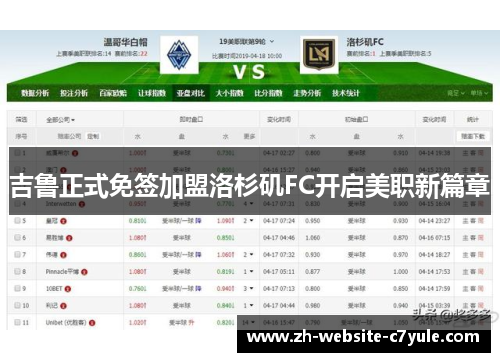 吉鲁正式免签加盟洛杉矶FC开启美职新篇章 吉鲁正式免签加盟洛杉矶FC开启美职新篇章